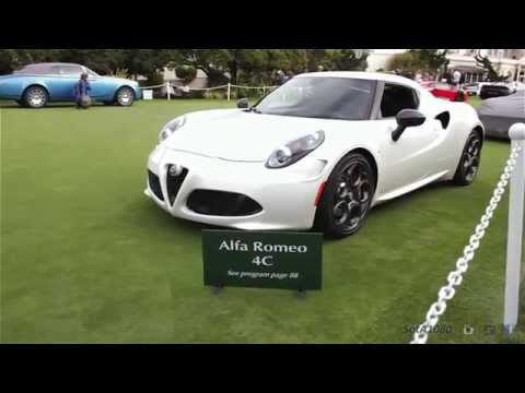 Alfa Romeo 4C at Monterey Car Week's Concept Lawn!
