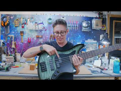 L.E.H. 5-string bass P/J-Soap pickups