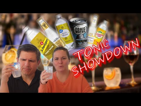 WHATS THE BEST TONIC?  Schweppes, Canada Dry, Buzbees, Fever Tree, Trader Joes, Great Value Showdown