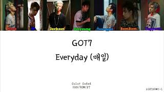 GOT7 -  Everyday (매일) (HAN/ROM/PT-BR) [Color Coded]