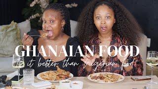 South Africans Try Ghanaian Food | Ghanaian Jollof vs Nigerian Jollof