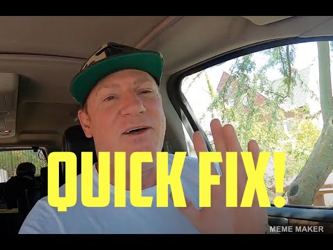 HOW TO FIX A STUCK CAR WINDOW FAST // DIY