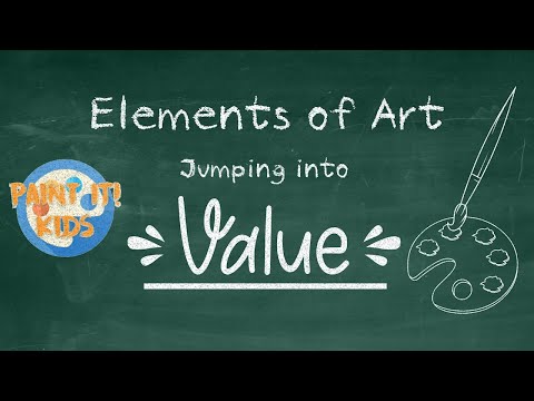 Beginner Art Education - All About Value - Elements of Art and Design - Lesson 4 - Art For Kids
