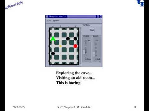 a sneps approach to the wumpus world agent or cassie meets the wumpus