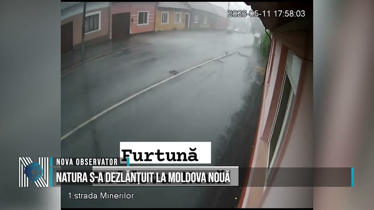 Natura s-a dezlănțuit la Moldova Nouă