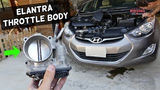 HOW TO REMOVE OR REPLACE THROTTLE BODY ON HYUNDAI ELANTRA