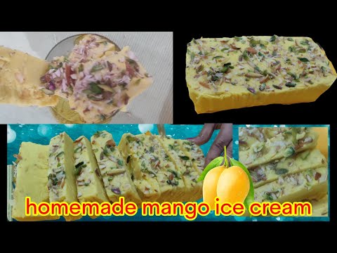 how to make mango ice cream at home