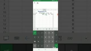 Excel no celular - Fluxo de caixa