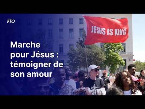 A Lyon, des milliers de chrétiens marchent pour Jésus