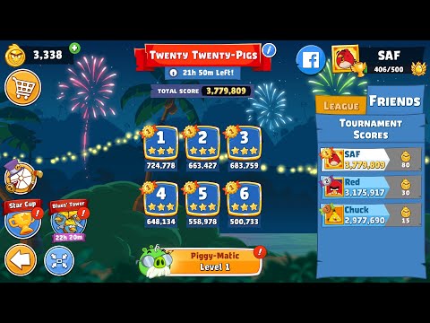 Angry Birds Friends. Twenty Twenty - Pigs (31.12.2025). All 3 stars. Passage from Sergey Fetisov