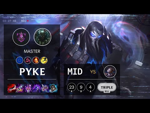 Pyke Mid vs Orianna - EUW Master Patch 10.25