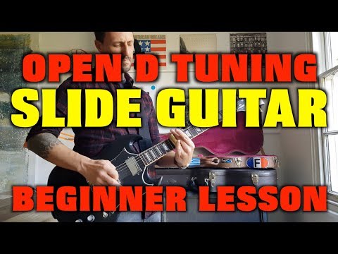 Easy Open D Slide Guitar