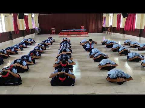 MASS P.T. SITTING EXERCISE (ST.JOSEPH HIGH SHOOL)