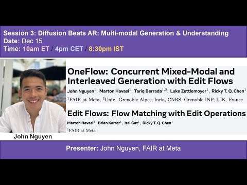 S3: OneFlow: Concurrent Mixed-Modal and Interleaved Generation with Edit Flows
