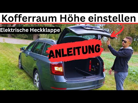 Elektrische Heckklappe | Kofferraum Höhe einstellen ↕️ Anleitung