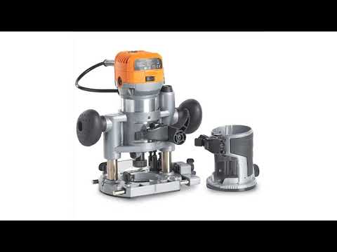 VonHaus Oberfräse Deluxe mit Trimmer UND Tauchbasis 710W