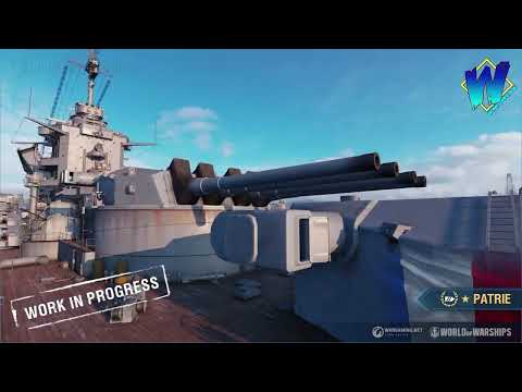 Patrie French Super Battleship (Video)