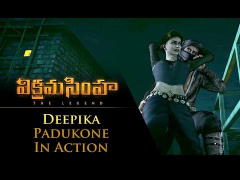 Deepika Padukone in action - Vikramasimha - The Legend