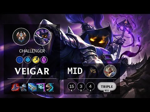 Veigar Mid vs Corki - EUW Challenger Patch 10.5