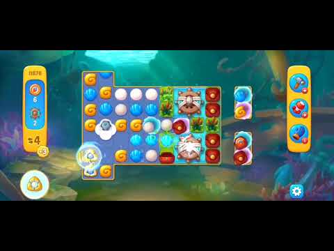Fishdom Easy Level 11676 (with full seashell) @choraelmin