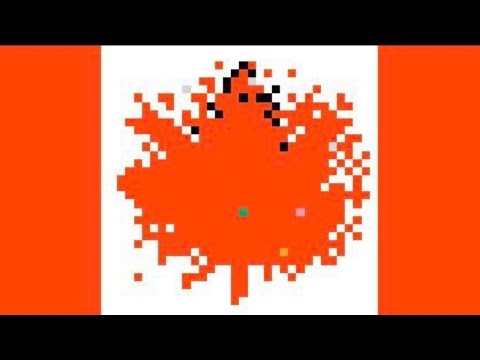r/place - canada struggles to draw a leaf