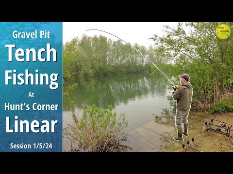 Tench Fishing - Gravel Pit Tench At Linear Fisheries - Hunts Corner - 1➜2/5/24 (Video 492)