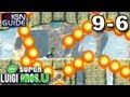 New Super Luigi U 3 Star Coin Walkthrough - Superstar Road 6: Fire Bar Sprint