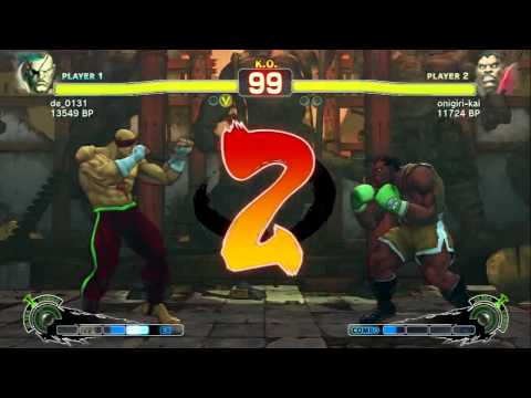 [SSF4] Sagat(de_0131)vsBoxer(onigiri-kai) 10/11/05 PS3