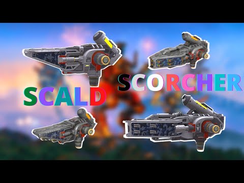 New Scald and Scorcher Weapons- War Robots Gameplay