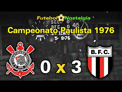 Corinthians 0 x 3 Botafogo-SP - 05-08-1976 ( Campeonato Paulista )