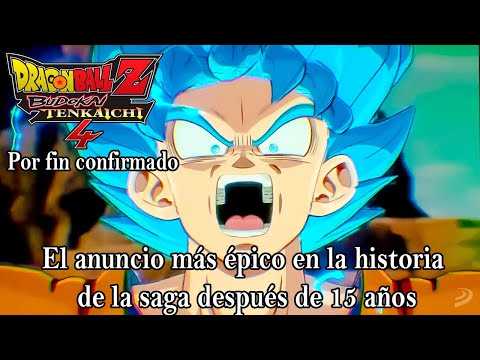 Se confirma DBZ Budokai Tenkaichi 4. Por qué esto es tan épico para la historia de los videojuegos?