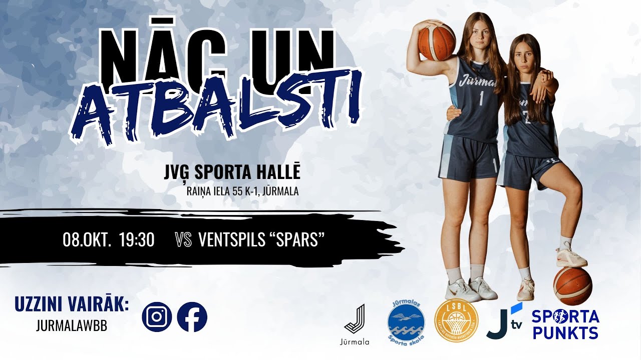 Tiešraide: 08.10.2025 plkst. 19:30 – Jūrmala – Ventspils Spars