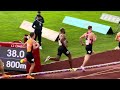 Menn 800m Nasjonal (National) Oslo Bislett Games- GRØNSTAD Tobias 1:44, CLARKE Ryan