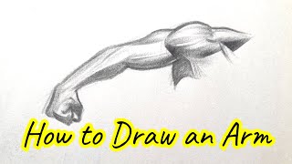 How to sketch an Arm step by step | How to draw Arms | Arm drawing Lesson/tutorial for beginners