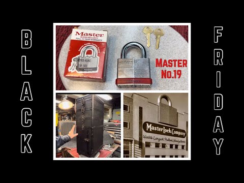 Black Friday- Master No.19 Flagship Padlock.  Fun in the Shop.