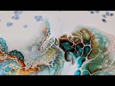 #58. Acrylic Pearl Pour/Bloomswipe ~ Abstract Fluid Art