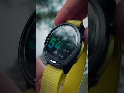 GARMIN FORERUNNER 970 with Ultrafit yellow nylon strap 22mm #garmin #forerunner #forerunner970