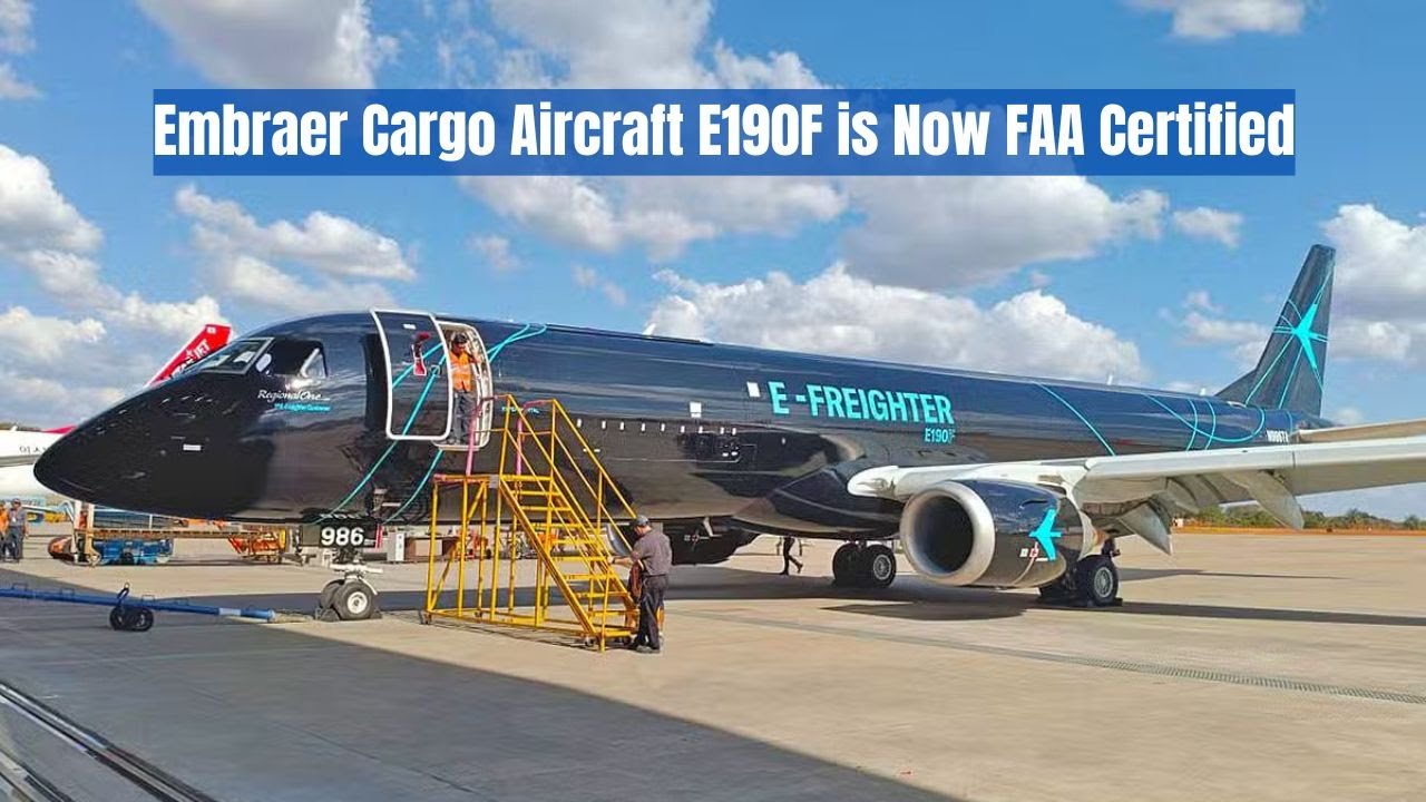 Embraer E190F E-Freighter Aircraft Gets FAA Approval
