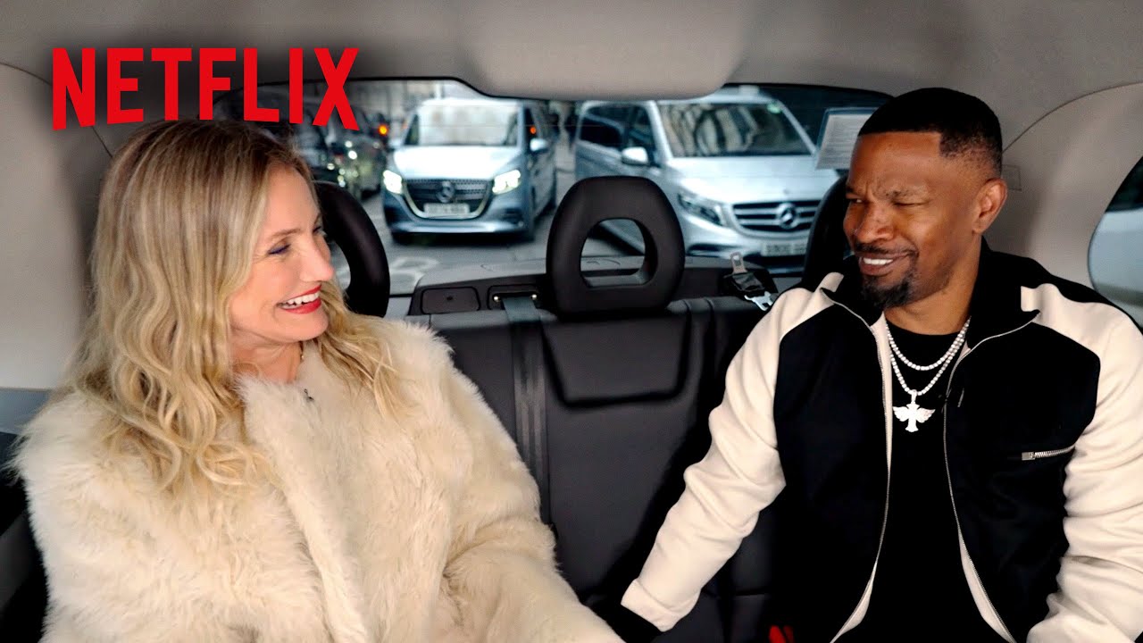 Cameron Diaz and Jamie Foxx in Back in Action Netflix film