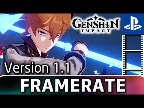 Genshin Impact | Version 1.1 | Frame Rate Test on PS4