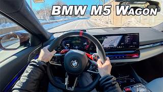 Living With the New BMW M5 Wagon - 717HP Morning Commute (POV Review)