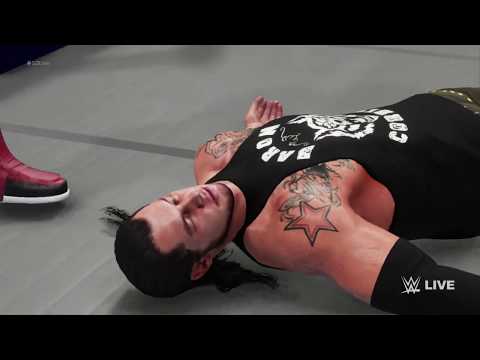 WWE2k18 Career Mode Pt42: No DQ Match with Baron Corbin