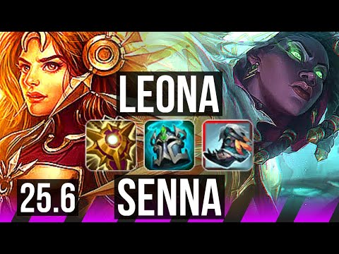 LEONA & Caitlyn vs SENNA & Ezreal (SUP) | EUW Master | 25.6