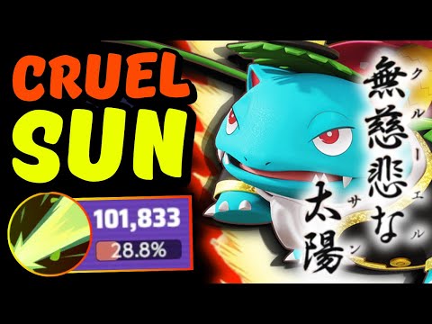 SOLARBEAM VENUSAUR RELEASING HIS INNER DEADLY SIN | Pokemon Unite
