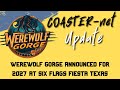 Werewolf Gorge New 2027 Roller Coaster At Six Flags Fiesta Texas Announced COASTER Net Update