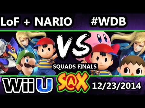 S@X - LoF + Nairo (Blue) Vs. #WeDemBoys (Red) SSB4 Squads Grand Finals - Smash 4 - Smash Wii U
