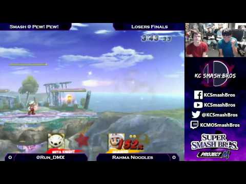 S@PP 9/15/14 Project M Singles Losers Finals: DMX (Meta Knight, Ganon) Vs. Rahma Noodles (Mario)