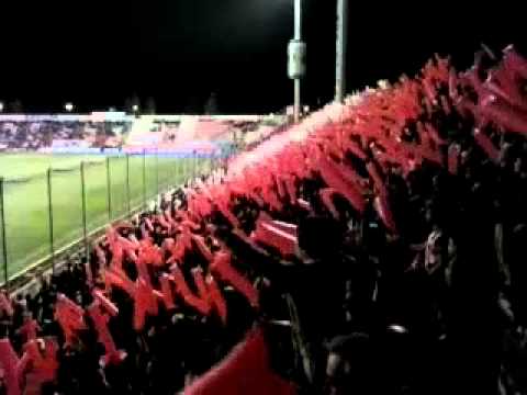 "Gran recibimiento Tatengue vs Godoy Cruz!" Barra: La Barra de la Bomba &bull; Club: Unión de Santa Fe