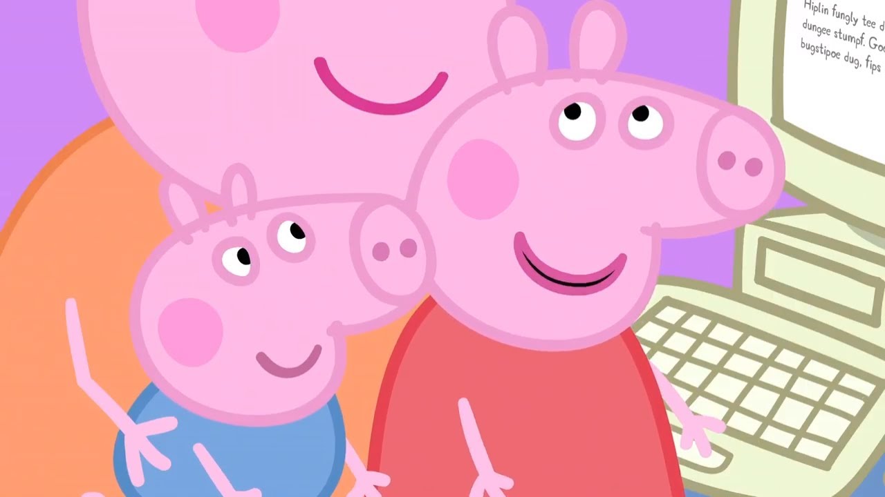 Свинка Пеппа S01 E07 : Мама Свинья за работой (Английский)
