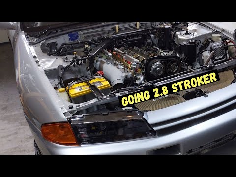 RB26dett bearing failure low oil pressure engine tear down from broken turbos EP1